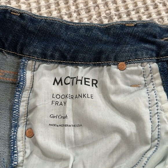 MOTHER Dark Blue Straight Leg Jeans 26 - Picture 3 of 9
